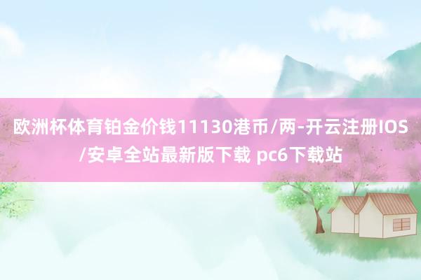 欧洲杯体育铂金价钱11130港币/两-开云注册IOS/安卓全站最新版下载 pc6下载站