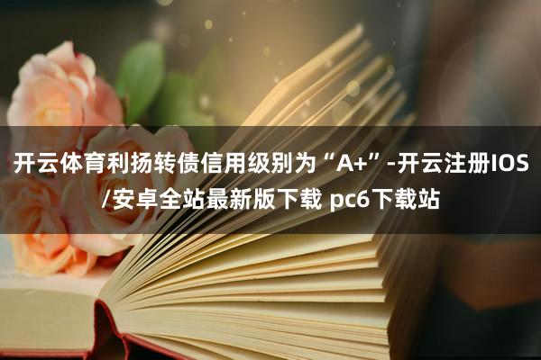 开云体育利扬转债信用级别为“A+”-开云注册IOS/安卓全站最新版下载 pc6下载站