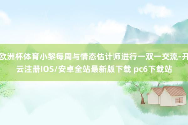 欧洲杯体育小黎每周与情态估计师进行一双一交流-开云注册IOS/安卓全站最新版下载 pc6下载站