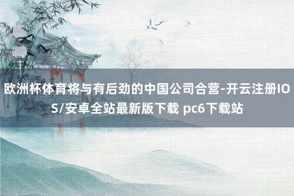 欧洲杯体育将与有后劲的中国公司合营-开云注册IOS/安卓全站最新版下载 pc6下载站